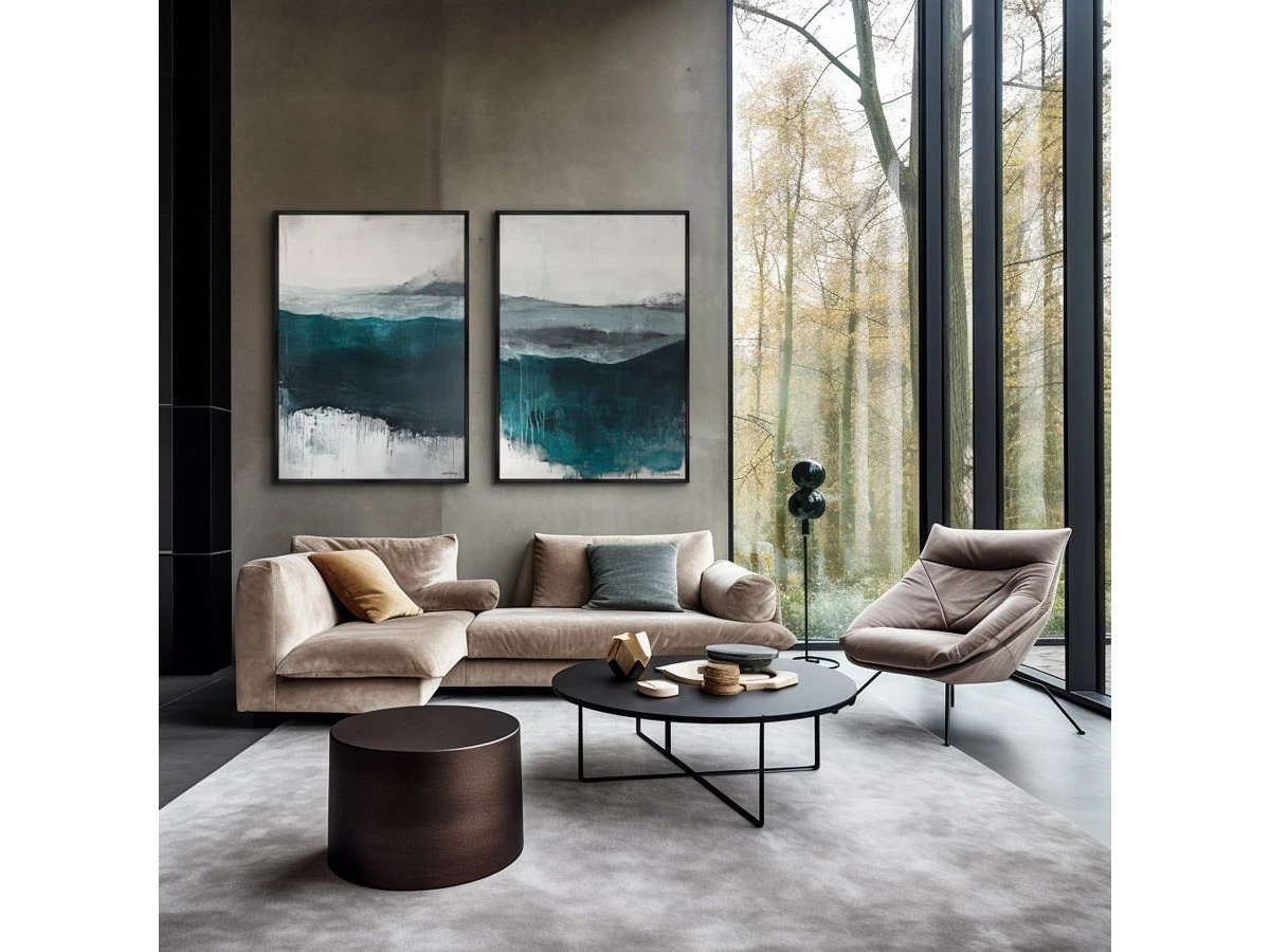 Набор из 2-х репродукций картин на холсте Северный Ледовитый океан, 2025г. 959804  - фото 5