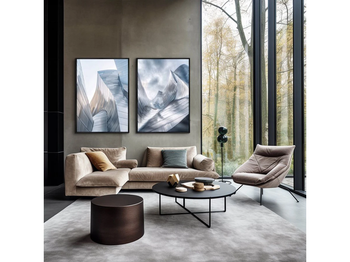 Набор из 2-х репродукций картин на холсте Стальное море, 2025г. 959825  - фото 5