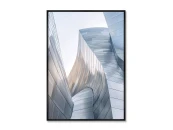 Репродукция картины на холсте Стальное море, No 1, 2025г.