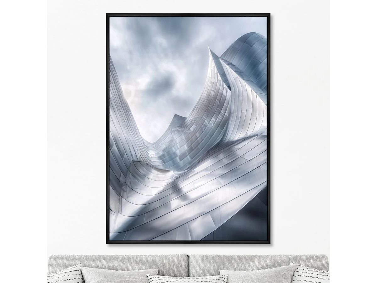 Репродукция картины на холсте Стальное море, No 2, 2025г. 959835