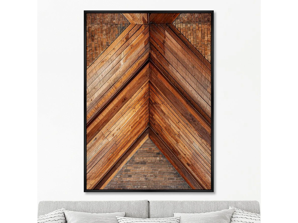 Репродукция картины на холсте Линии дерева, No 1, 2025г. 959841