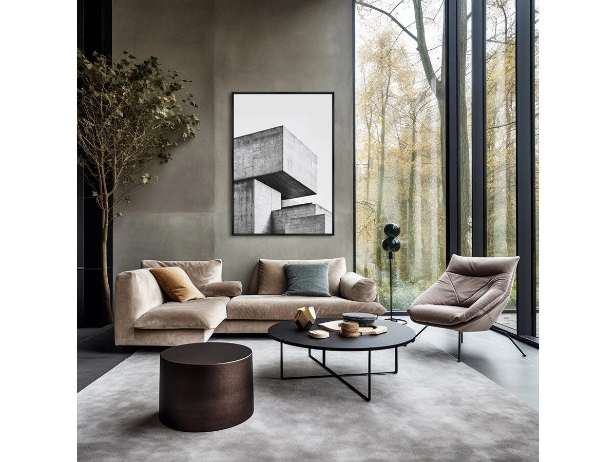 Репродукция картины на холсте Структура форм, No 1, 2025г. 959843  - фото 3