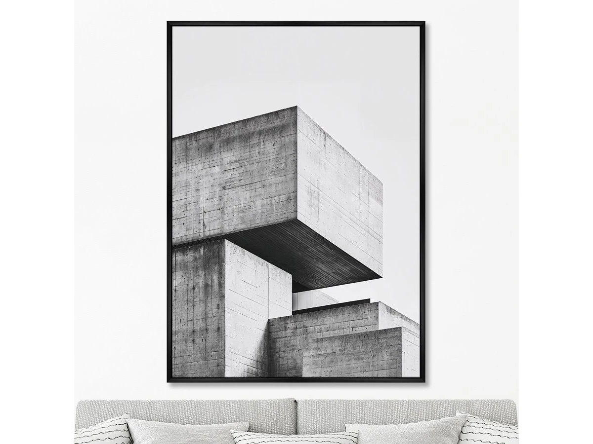 Репродукция картины на холсте Структура форм, No 1, 2025г. 959843