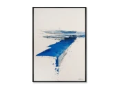 Репродукция картины на холсте Геометрия весенних рек, No 1, 2025г.