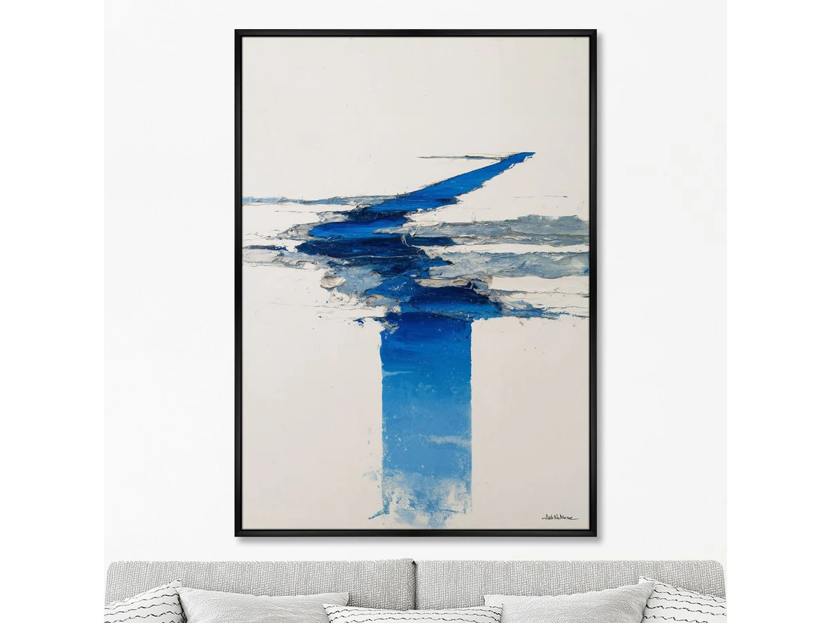 Репродукция картины на холсте Геометрия весенних рек, No 2, 2025г. 959853