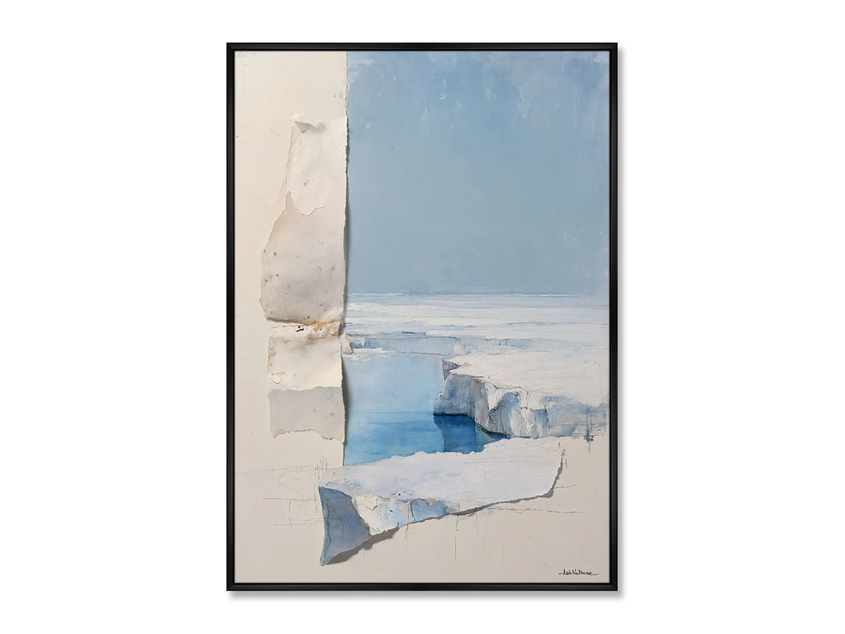 Набор из 2-х репродукций картин на холсте Движение ледяных полей, 2025г. 959856  - фото 3