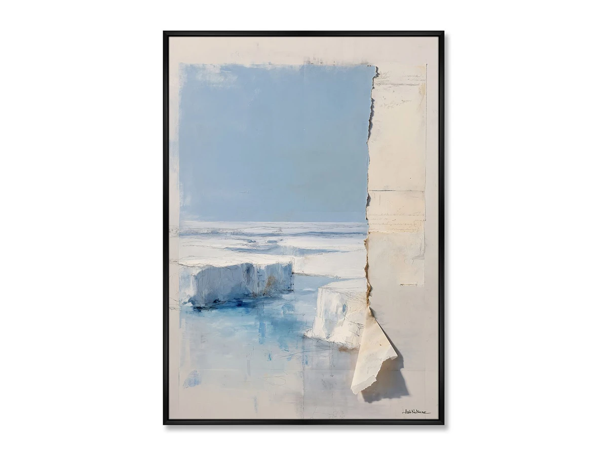 Набор из 2-х репродукций картин на холсте Движение ледяных полей, 2025г. 959856  - фото 4