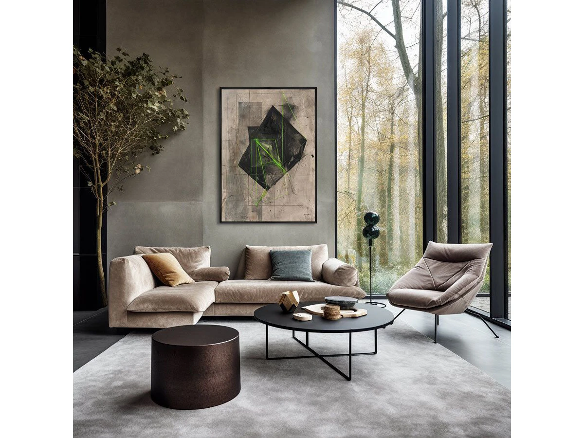 Репродукция картины на холсте Суперпозиция гиперкуба, No 2, 2025г. 959859  - фото 3