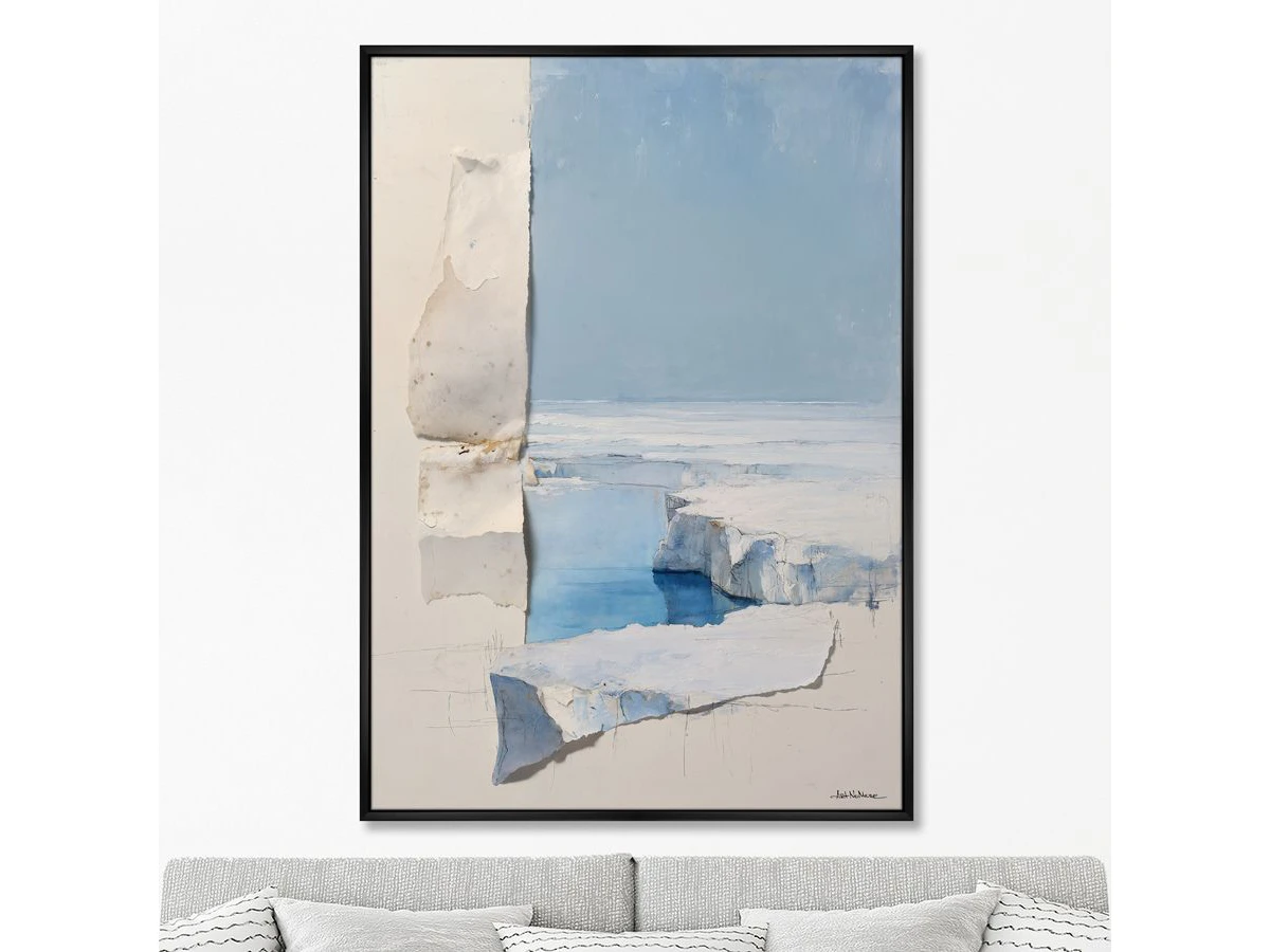 Репродукция картины на холсте Движение ледяных полей, No 1, 2025г. 959862