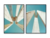 Набор из 2-х репродукций картин на холсте Небесный свод, 2025г.