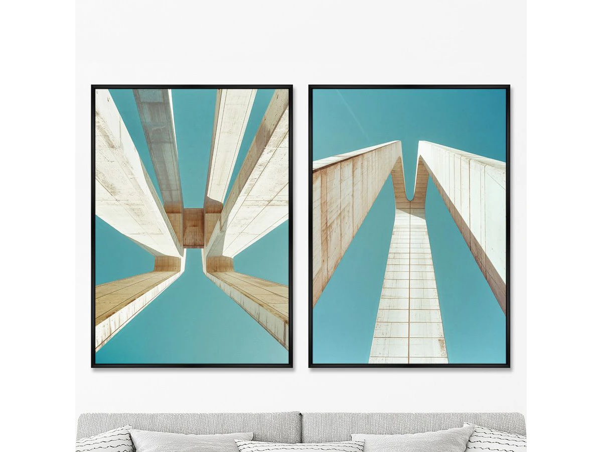 Набор из 2-х репродукций картин на холсте Небесный свод, 2025г. 959872