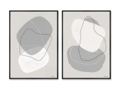 Набор из 2-х репродукций картин на холсте В поисках формы, 2025г.