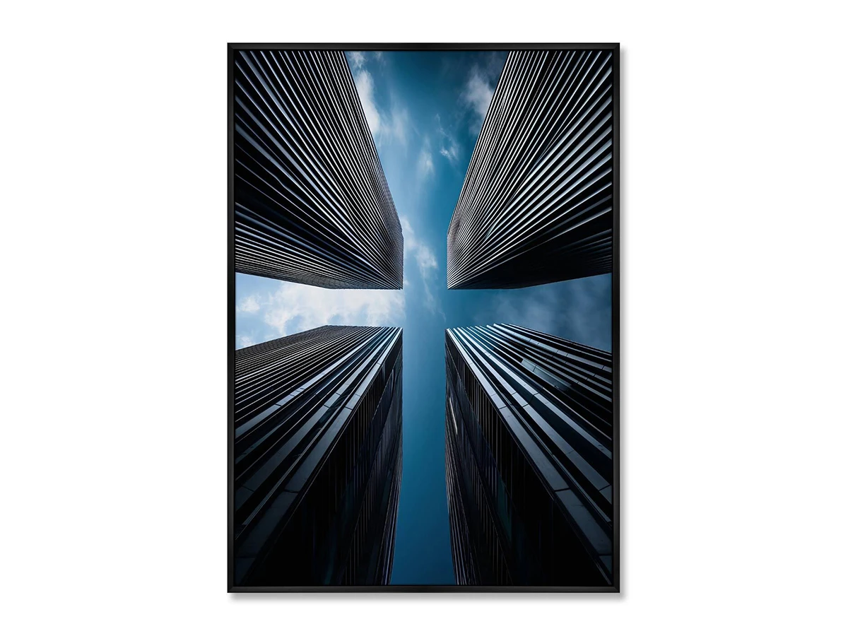 Набор из 2-х репродукций картин на холсте Урбанистический пейзаж, 2025г. 959887  - фото 3