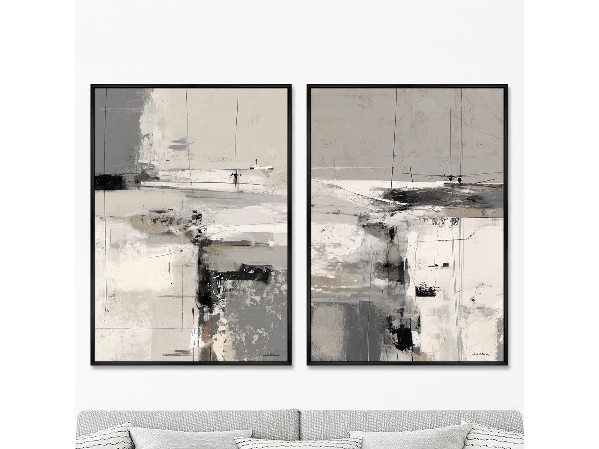 Набор из 2-х репродукций картин на холсте Полярная ночь, 2025г. 959892