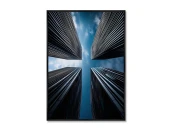 Репродукция картины на холсте Урбанистический пейзаж, No 1, 2025г.