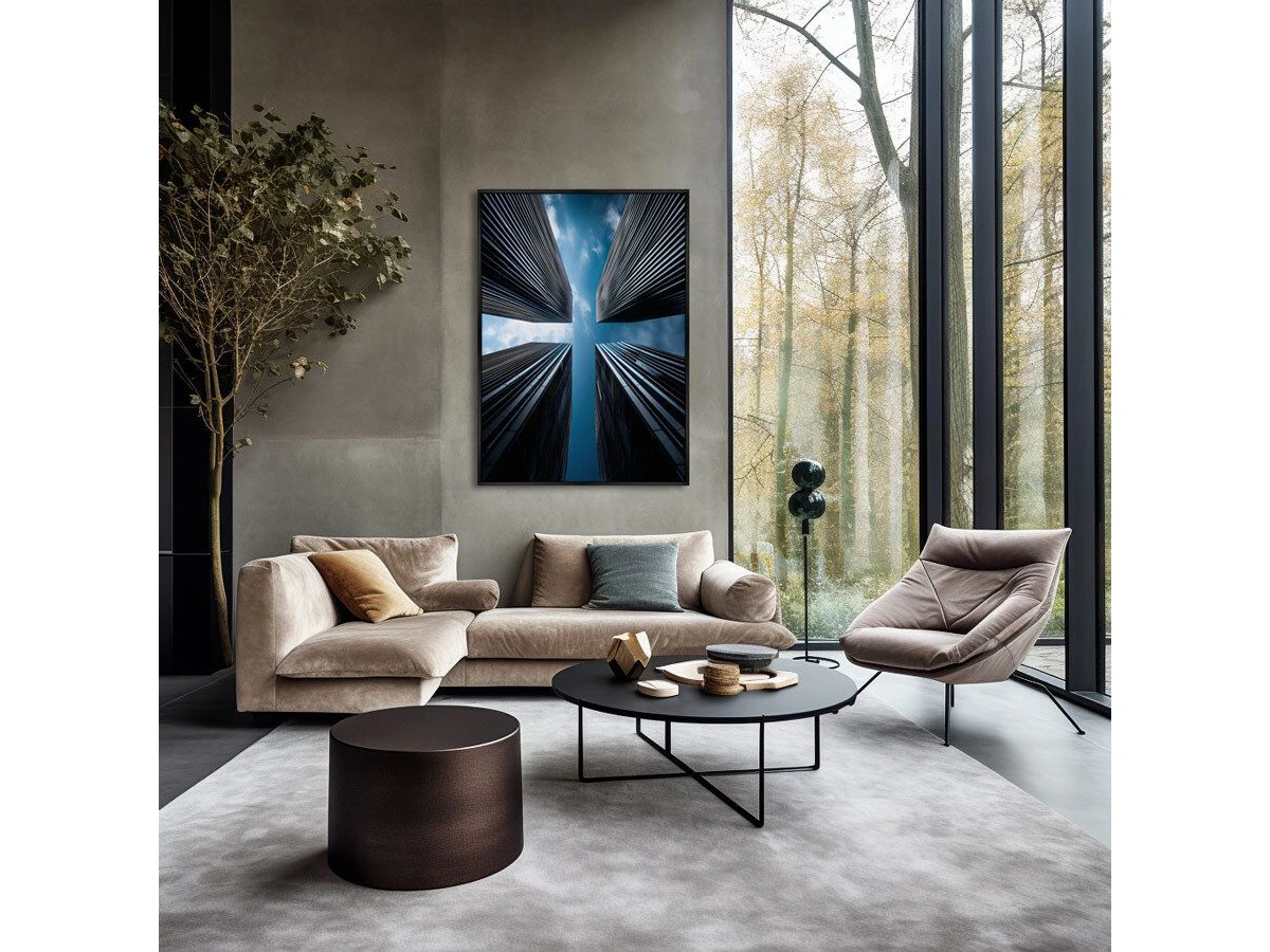 Репродукция картины на холсте Урбанистический пейзаж, No 1, 2025г. 959893  - фото 3