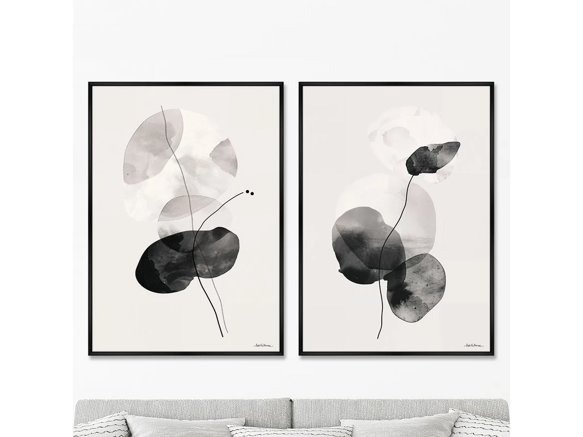 Набор из 2-х репродукций картин на холсте Воздушное цветение, 2025г. 959895