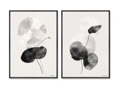 Набор из 2-х репродукций картин на холсте Воздушное цветение, 2025г.