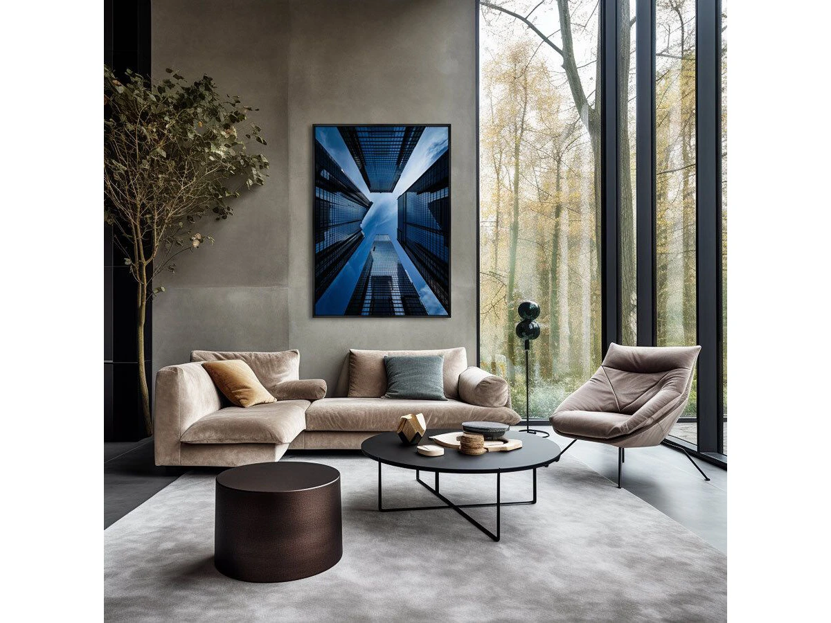 Репродукция картины на холсте Урбанистический пейзаж, No 2, 2025г. 959898  - фото 3