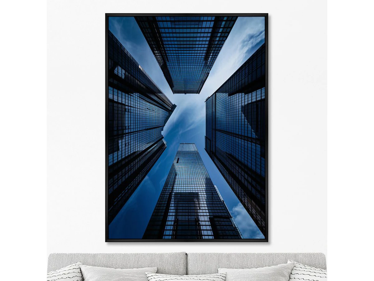 Репродукция картины на холсте Урбанистический пейзаж, No 2, 2025г. 959898