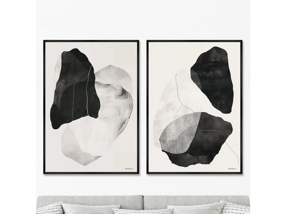 Набор из 2-х репродукций картин на холсте Воздушные камни, 2025г. 959907