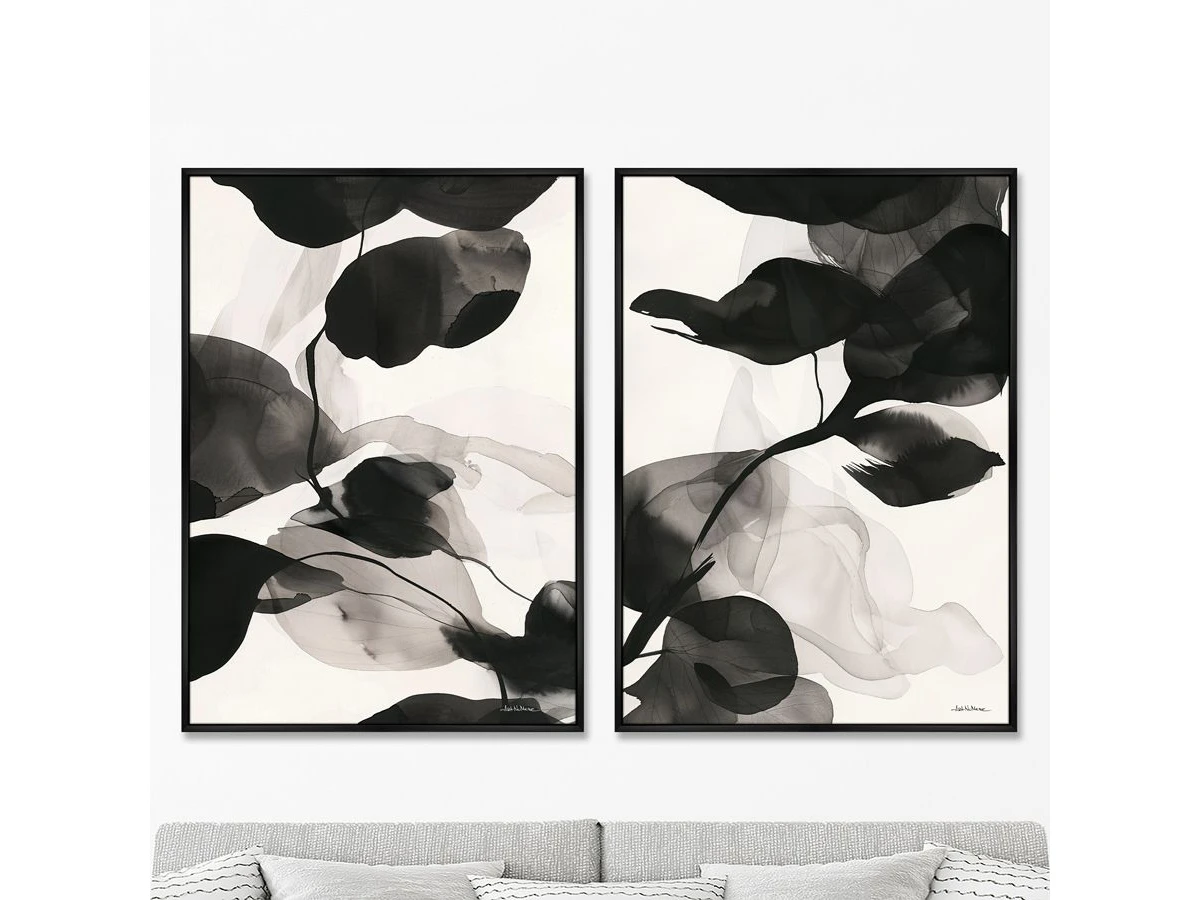 Набор из 2-х репродукций картин на холсте Орхидеи, 2025г. 959919