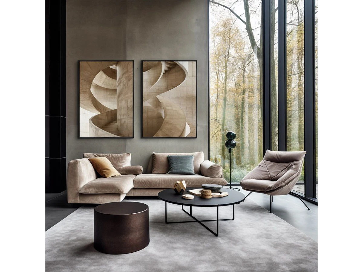 Набор из 2-х репродукций картин на холсте Железо в бетоне, 2025г. 959941  - фото 5