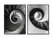 Набор из 2-х репродукций картин на холсте Золотое сечение, 2025г.