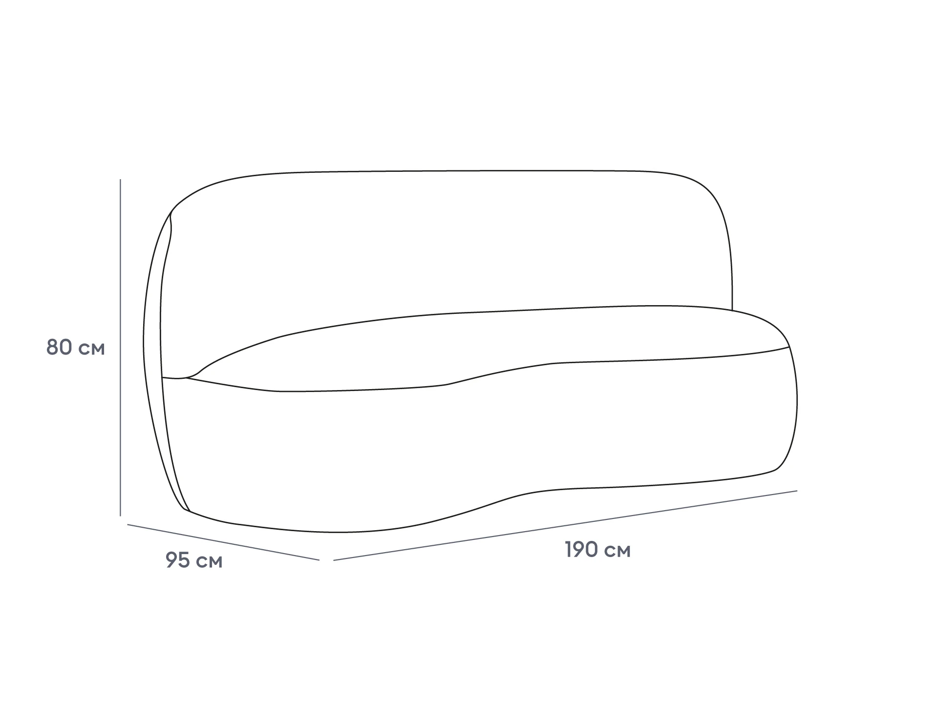 Диван Patti 1900 960025  - фото 3