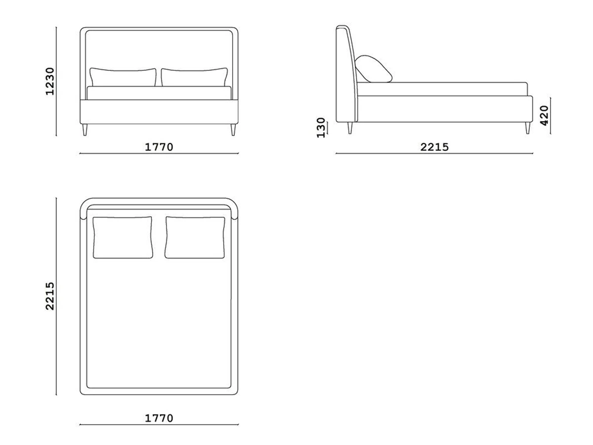 Кровать Perfecto 960213  - фото 4