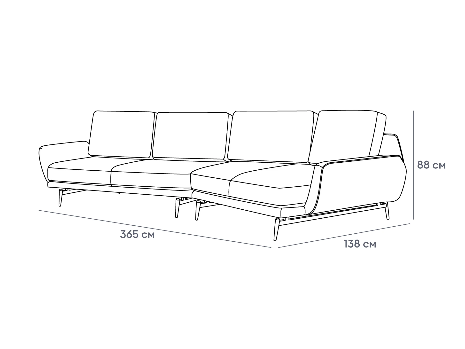 Диван Ispani угловой правый 960552  - фото 3