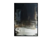 Репродукция картины на холсте Зимняя ночь, 2025г.