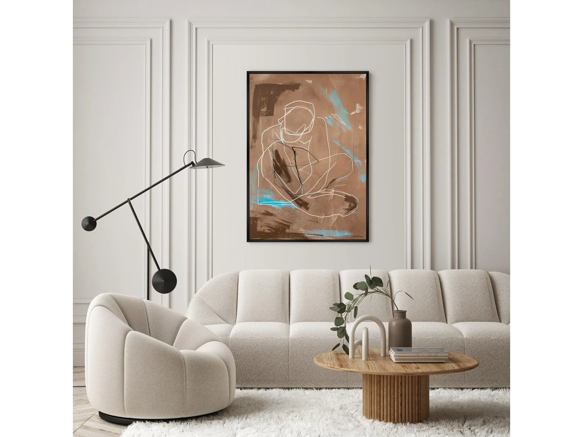 Репродукция картины на холсте Рождение формы No 2, Женщина-загадка, 2025г. 960841  - фото 3