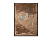 Репродукция картины на холсте Рождение формы No 3, Мыслитель, 2025г.