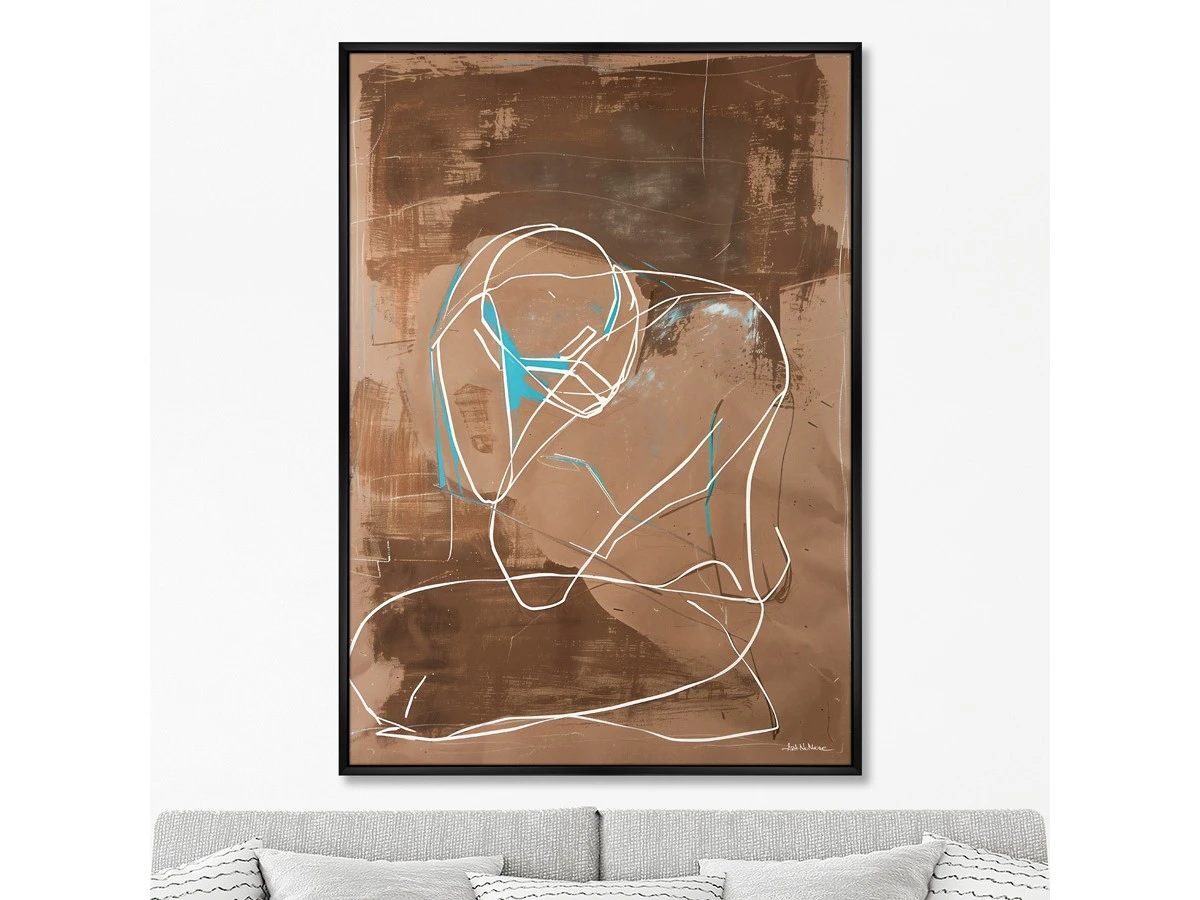 Репродукция картины на холсте Рождение формы No 3, Мыслитель, 2025г. 960844