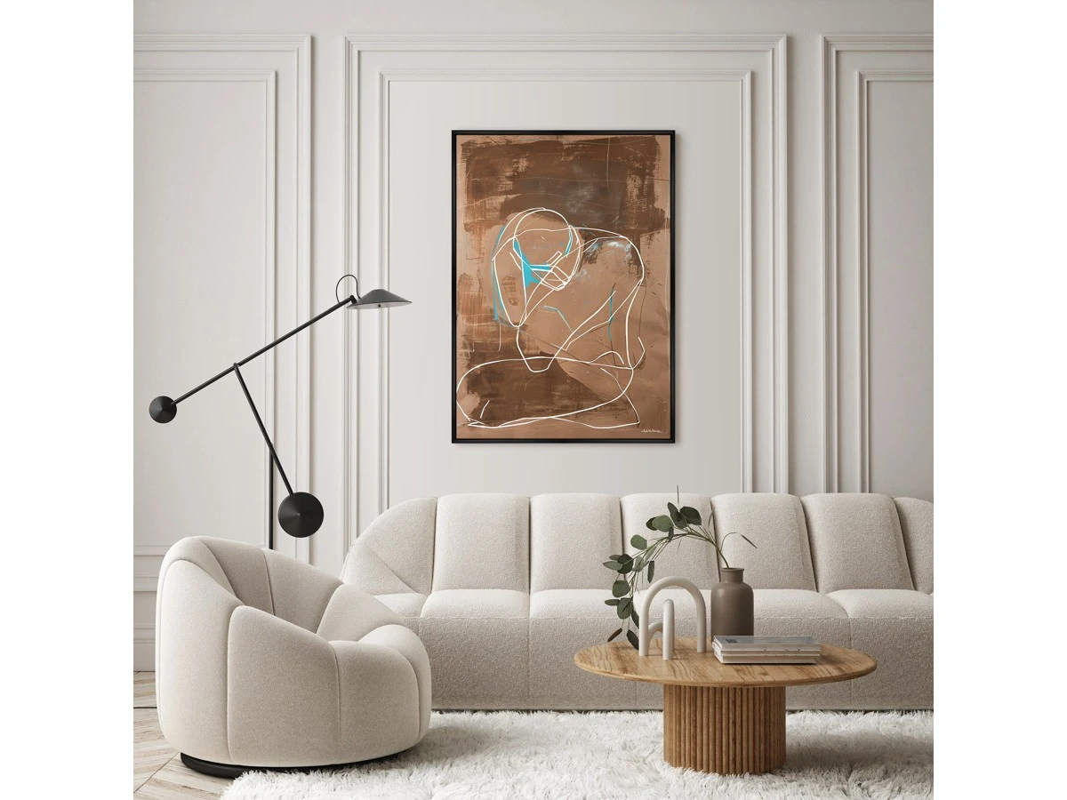 Репродукция картины на холсте Рождение формы No 3, Мыслитель, 2025г. 960844  - фото 3