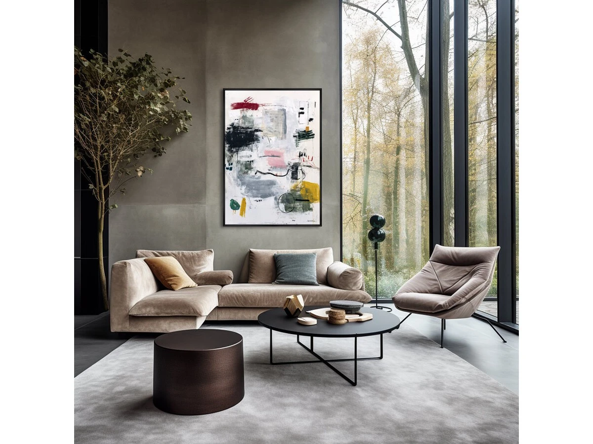 Репродукция картины на холсте Строительство Цвета, No 2, 2025г. 960872  - фото 3