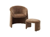 Кресло+оттоманка HUG