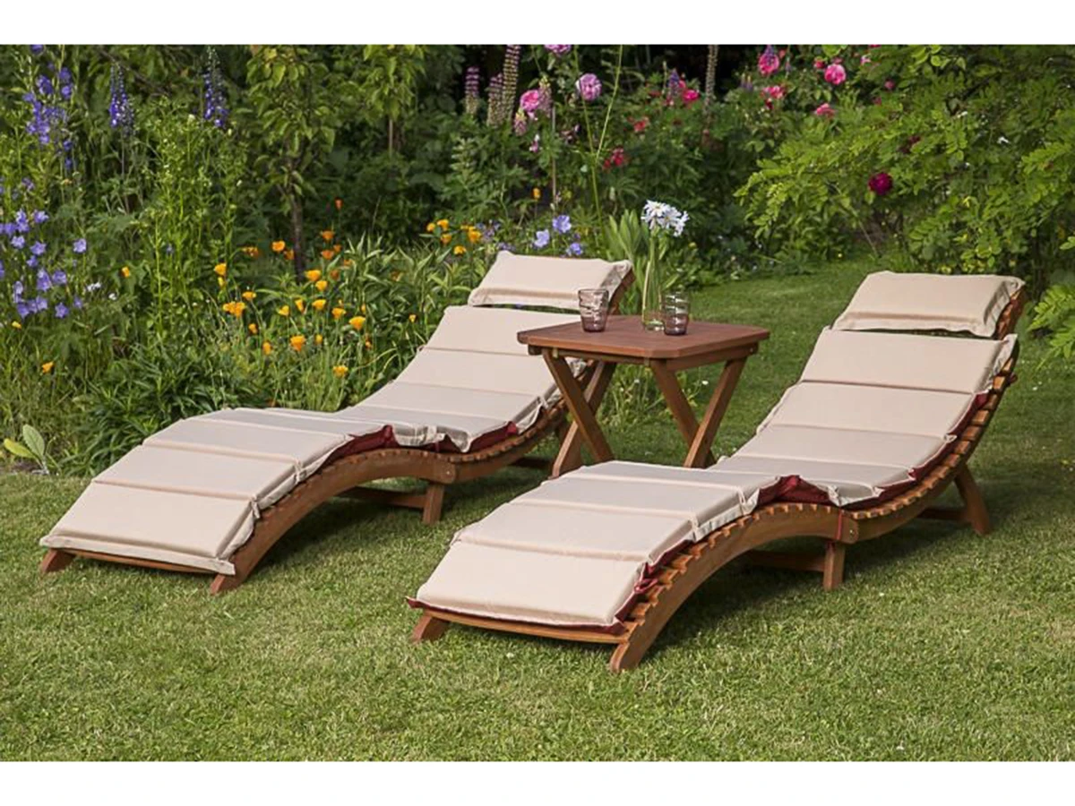 Комплект шезлонги и столик 961446