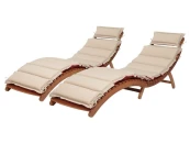 Комплект шезлонги и столик