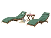 Комплект шезлонги и столик