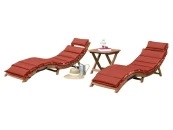 Комплект шезлонги и столик