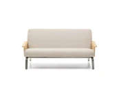 2-местный диван Amsen бежевый с подлокотниками