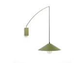 Настенный светильник Kally с отделкой зеленого