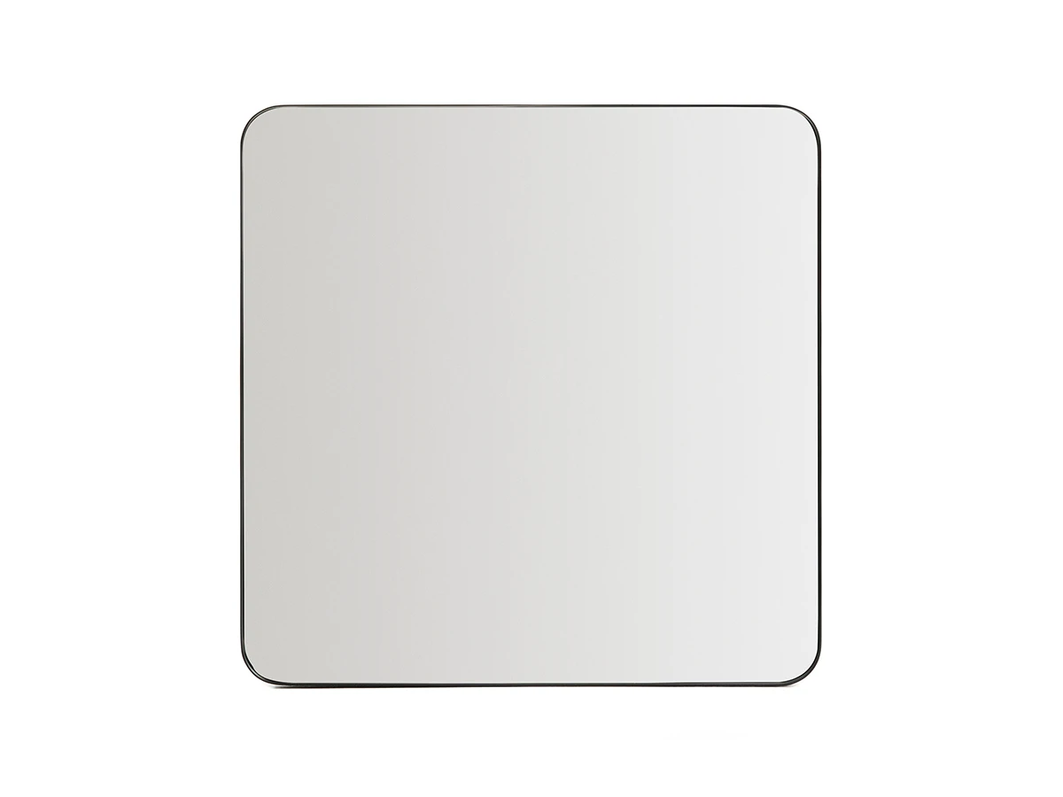 Зеркало Marco черное металлическое 60 x 60 см 961977  - фото 3