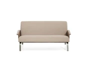 2-местный диван Amsen светло-коричневый с подлокотниками