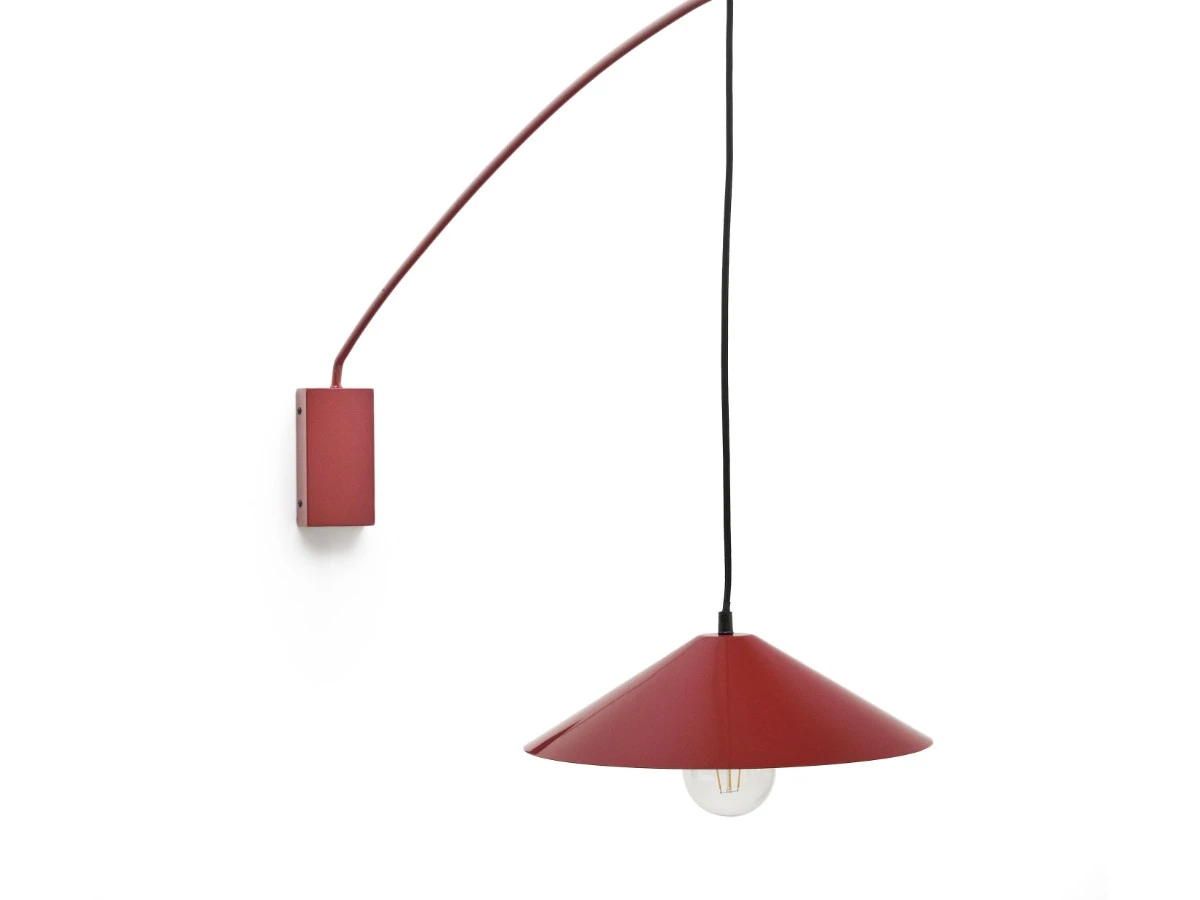 Настенный светильник Kally с отделкой красного 961986  - фото 5