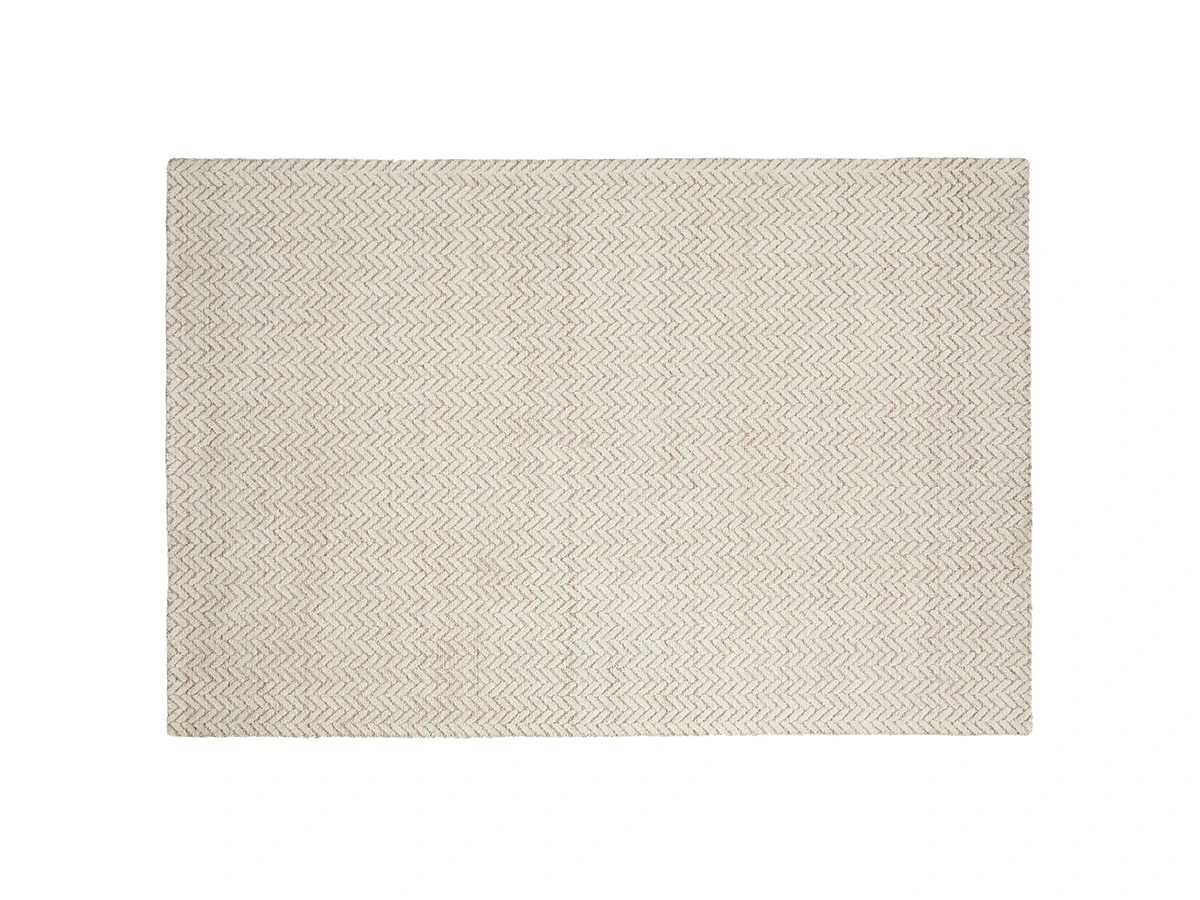 Бежевый шерстяной жаккардовый ковер Calira 230 x 160 см 962006  - фото 5