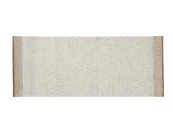 Бежевый шерстяной жаккардовый ковер Nifelia 200 x 80 см