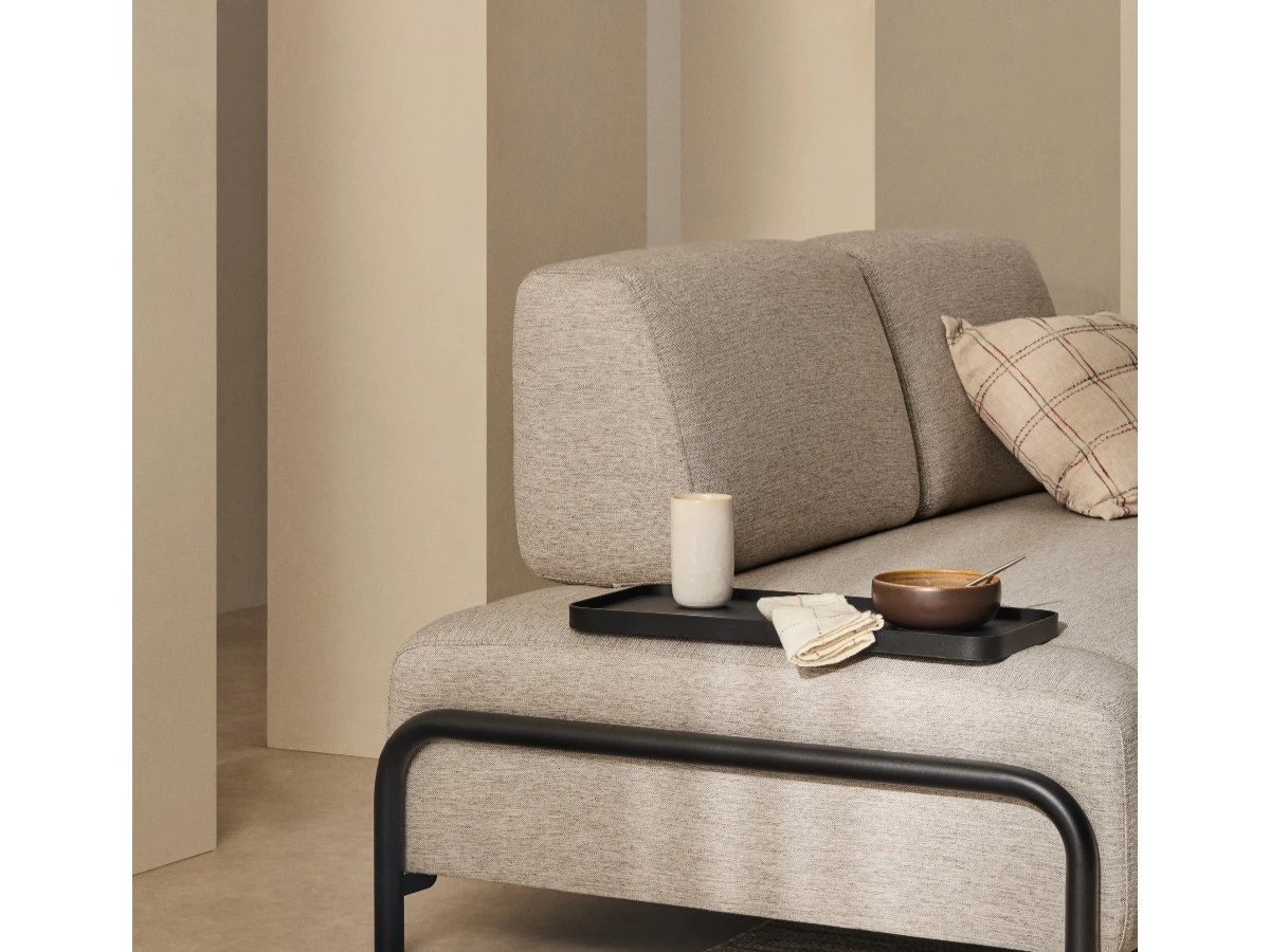 2-местный диван Compo серо-бежевого 962025